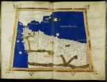 XII. Lybie tabula quatuor quarum prima Prima Lybie Tabula continet ambas Mauritanias, Tingitanam et Cesariensem (cc93v-94r)