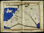 XIX. Asie tabula quarta Quarta Asie Tabula continet Cyprum et Syriam et Judeam et utramque Arabiam petream et desertam ac Mesopotamiam et Babyloniam (cc. 107v-108r)