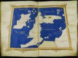 II. Europe tabula prima Prima Europe Tabula continet insulas Brittanicas cum ceteris insulis que circa ipsas sunt (cc.73v-74r)
